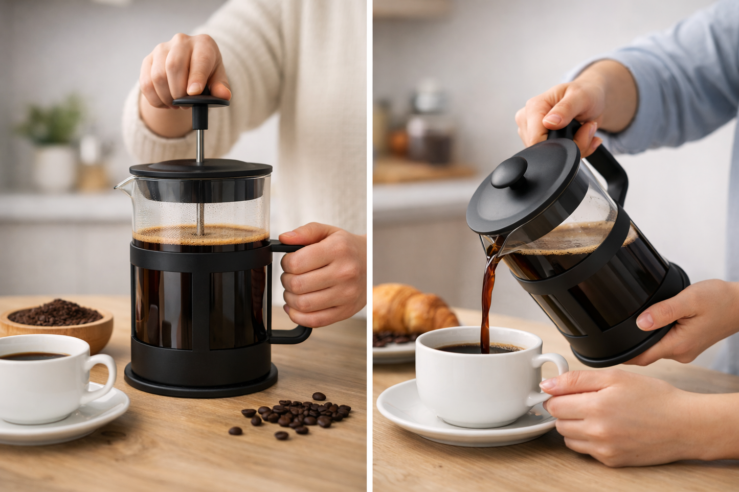 Cafeteira Prensa Francesa 350ml em Vidro Borossilicato | Café e Chá