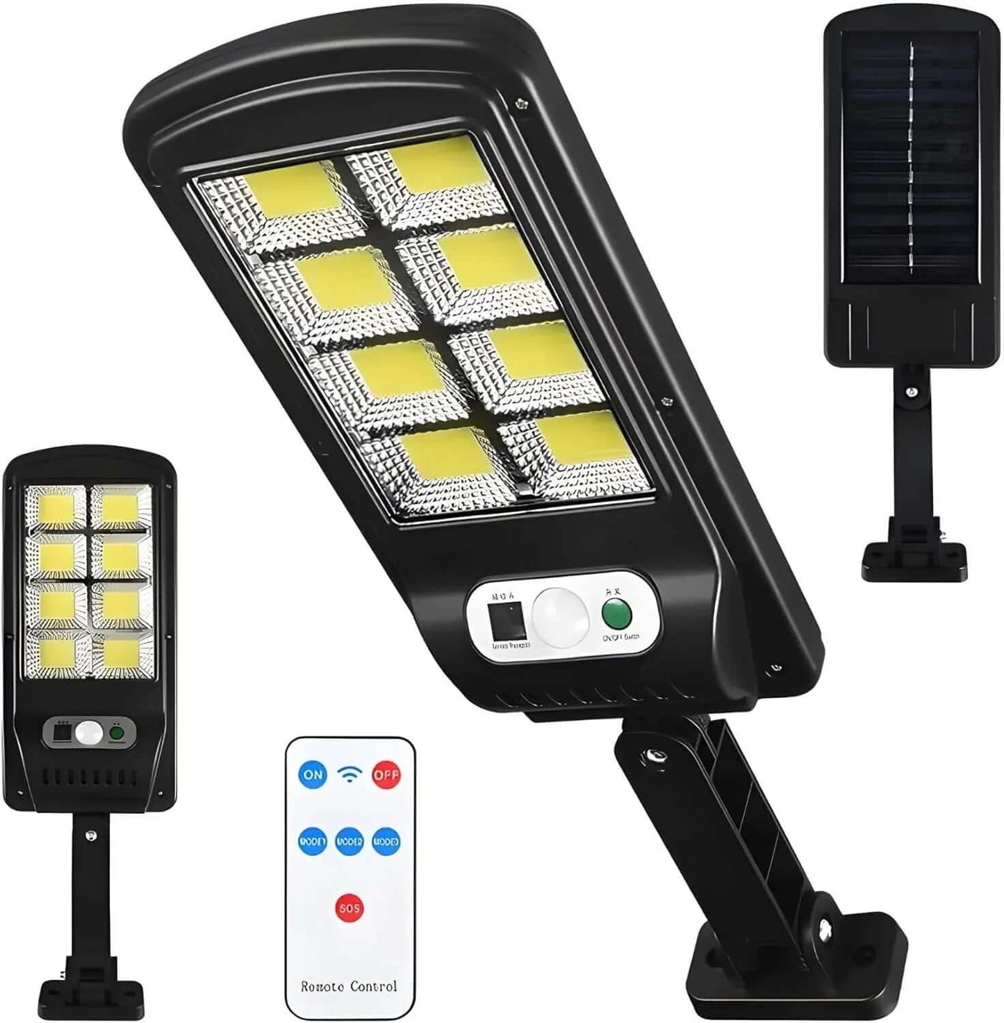 Luminária Solar LED Inteligente com Sensor de Movimento - Segurança e Economia para seu Lar