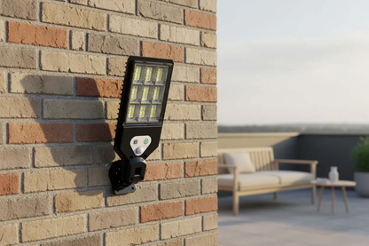 Luminária Solar LED Inteligente com Sensor de Movimento - Segurança e Economia para seu Lar
