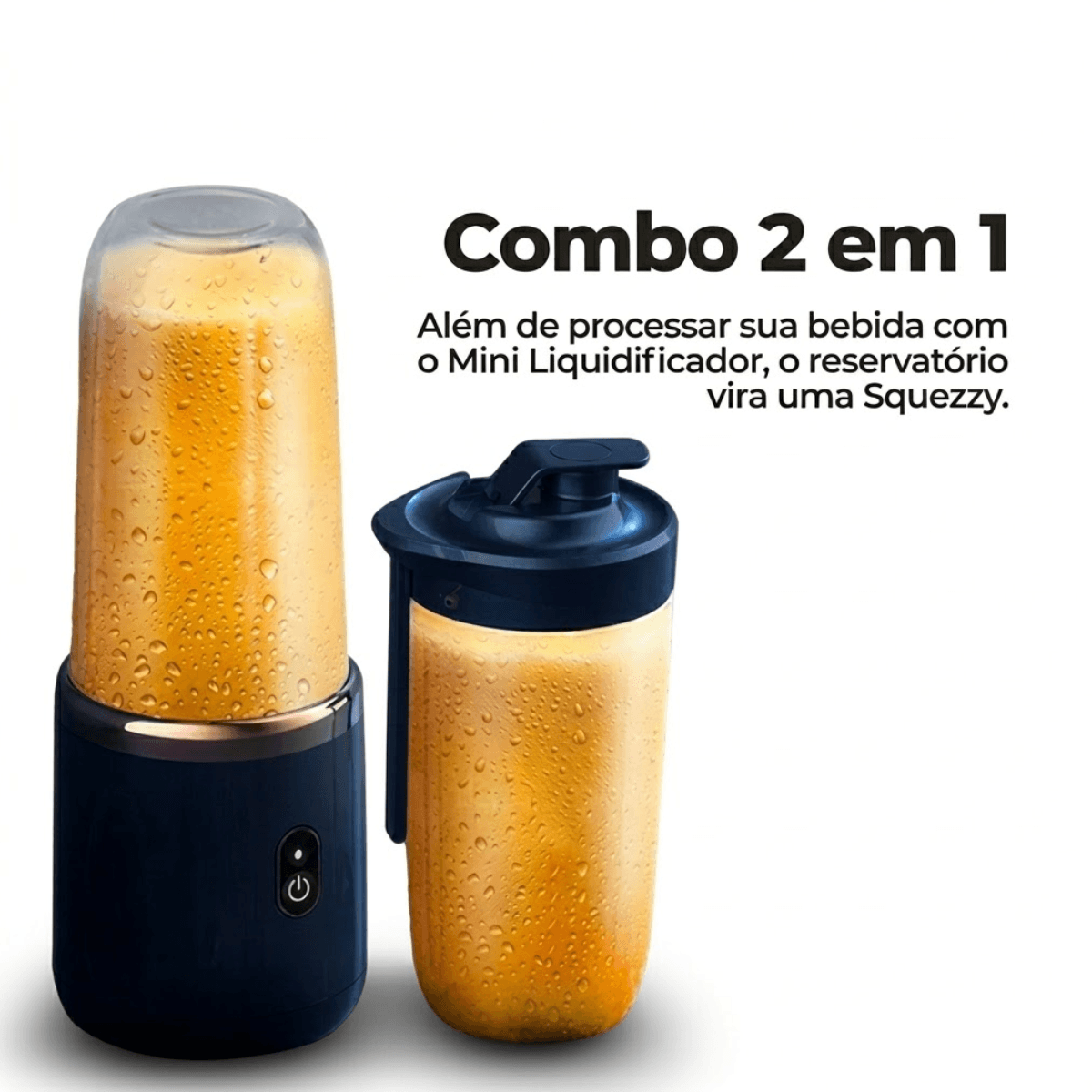 Liquidificador Portátil 400ml – Design Compacto e Sucos Sempre Frescos