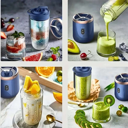 Liquidificador Portátil 400ml – Design Compacto e Sucos Sempre Frescos