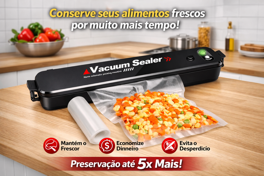 Seladora a Vácuo 110V - Preserve Alimentos por Mais Tempo | Doméstica